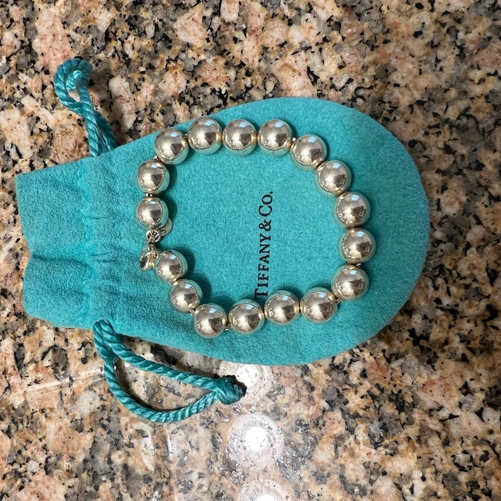 Tiffany & Co beaded ball bracelet.